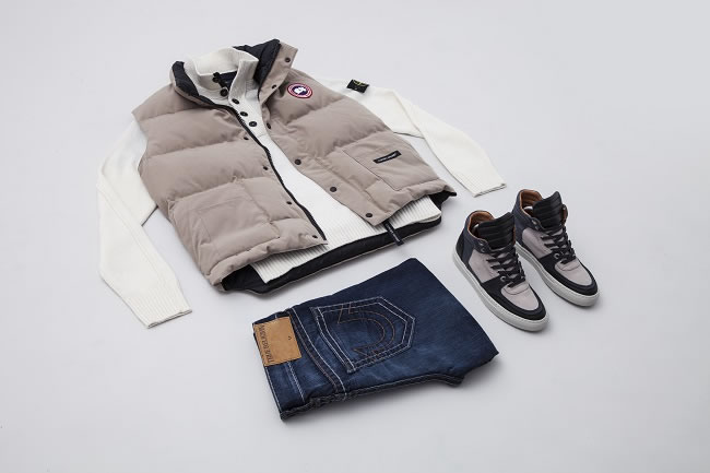 Canada Goose, Stone Island, True Religion, National Standard
