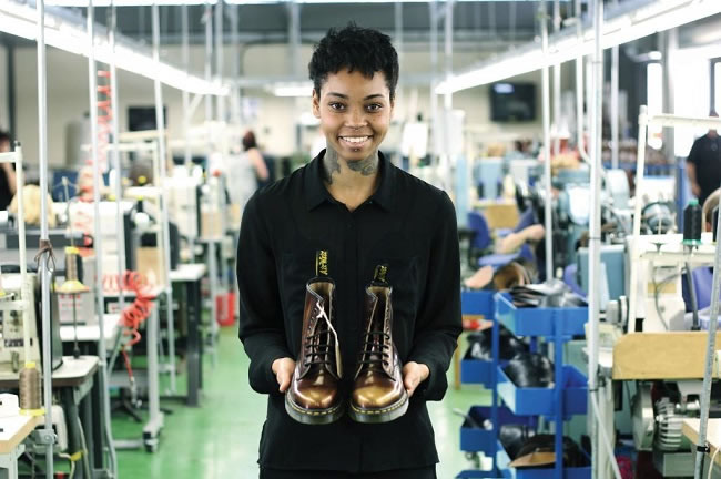 Asha Tamia Harper of Dr. Martens