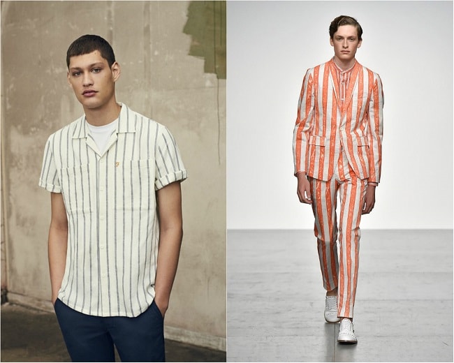 Contrasting Vertical Stripes