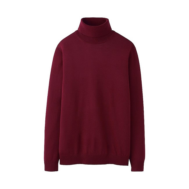 Men's Polo Neck Sweater