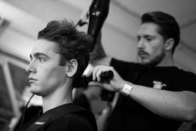 Backstage at LC:M with Toni & Guy